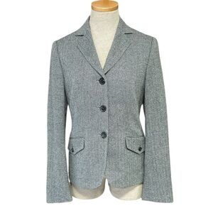 Kiton Cashmere Blazer Tailored Jacket Luxury Italian Designer Size 42 US 6